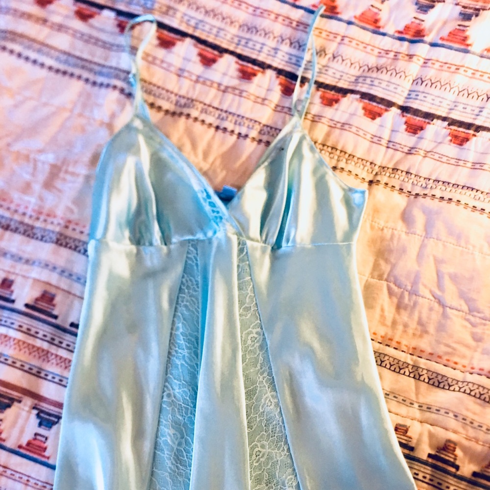 Lingerie Blue Gown and Robe